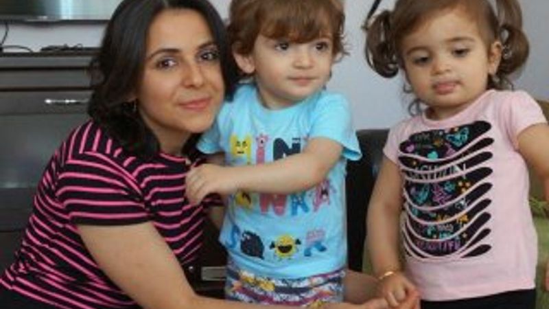 Kansere rağmen ikiz çocuk sahibi oldu