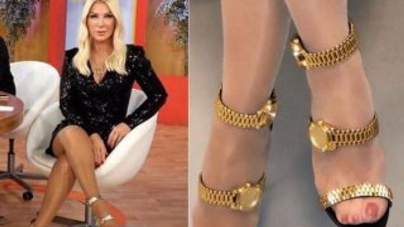 Seda Sayan'ın ilginç ayakkabısı