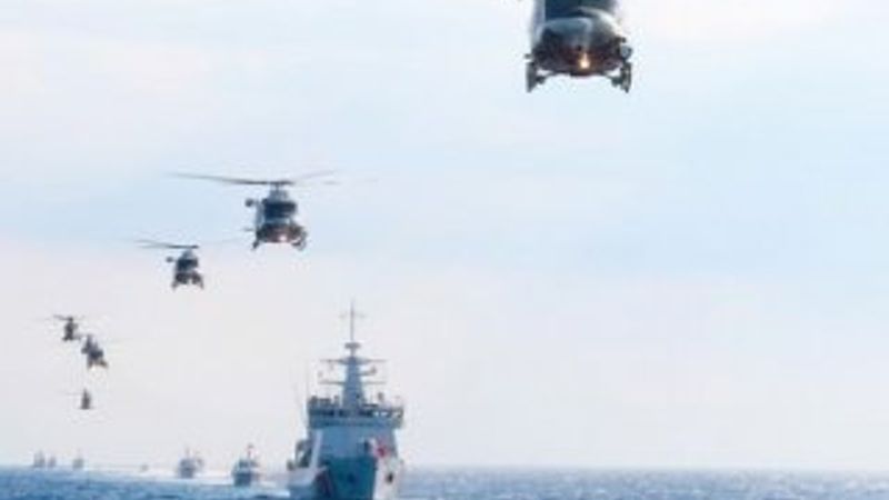 Doğu Akdeniz'de Türk askerinden Rumlara mesaj