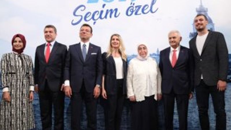 Fotoğraf sırasında İmamoğlu ile Yıldırım'ın diyaloğu