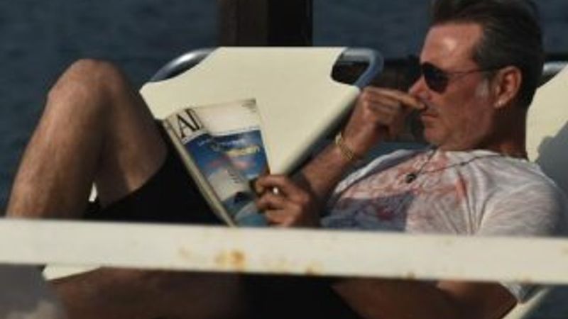 Murat Başoğlu'nun keyfi yerinde