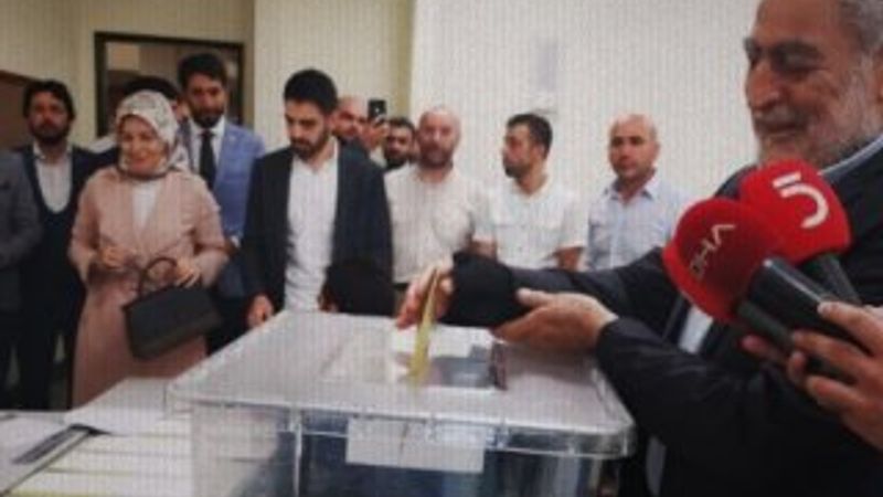 Saadet adayı Necdet Gökçınar oyunu kullandı