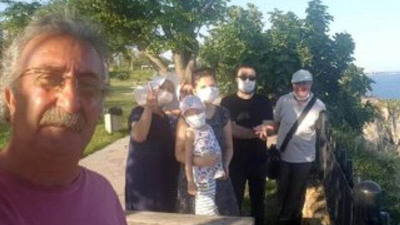 Tedavi gören minik Öykü 74 gün sonra deniz gördü