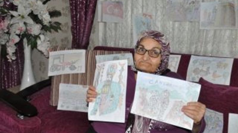 70'inden sonra resim hayalini gerçekleştirdi