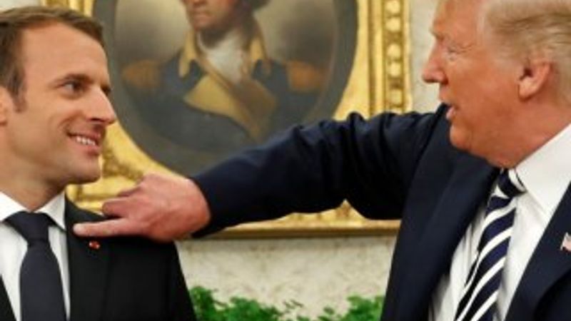 Macron'dan Trump'a AB çağrısı