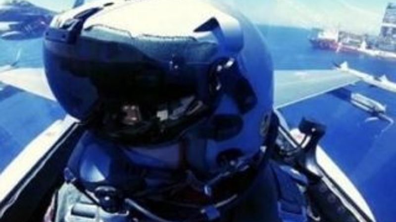 Türk F-16’ları Yavuz'a eşlik etti