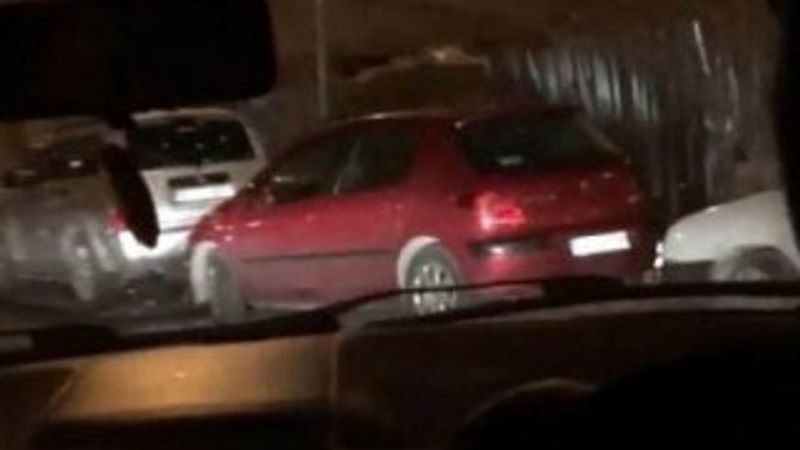Kağıthane'de drift atan maganda yakalandı