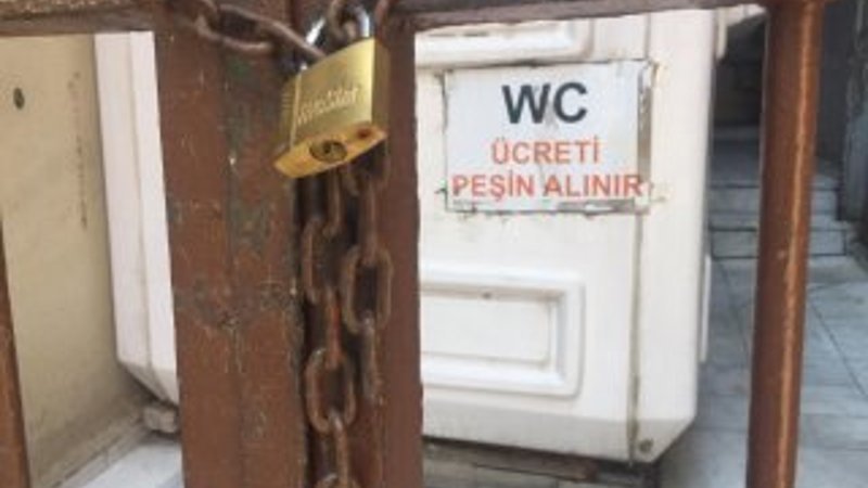 Bursa'da umumi tuvalet iflas etti