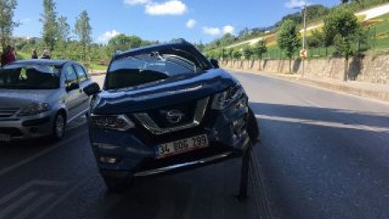 15 Temmuz Şehitler Köprüsü bağlantı yolunda kaza