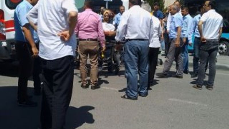 Sivas'ta halk otobüsü yaşlı adama çarptı