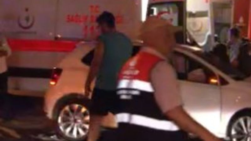 Karı-kocanın yarışı zincirleme kaza ile son buldu