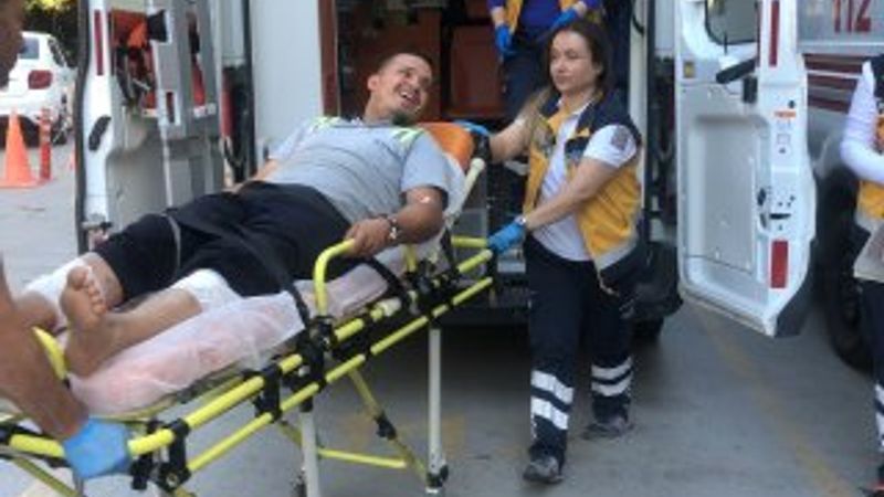 Bursa'da husumetlisini ayağından vurdu