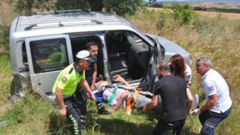 Malkara'da feci kaza: 10 kişi yaralandı