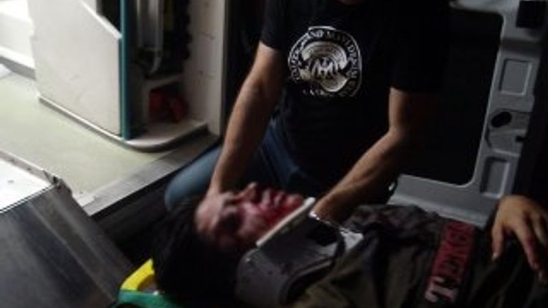 Çekirdek yemek için çıktı binadan düştü