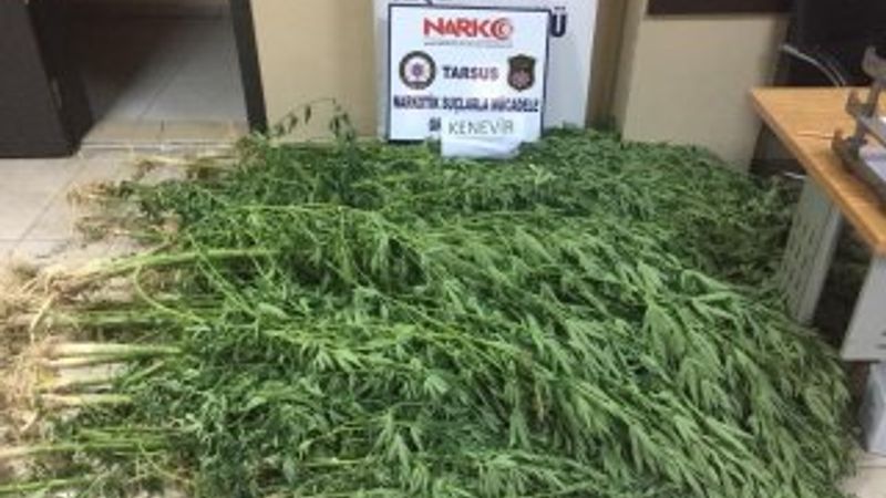 Tarsus’ta 7 kilo uyuşturucu polise takıldı