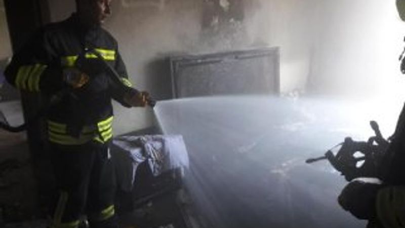 Samsun'da kül olan odada bir tek Kuran-ı Kerim yanmadı