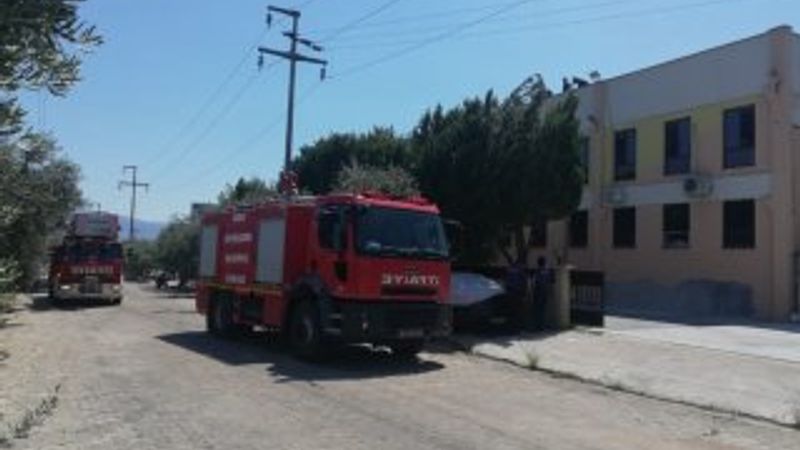 Aydın’da fabrika yangını: 1 kişi zehirlendi