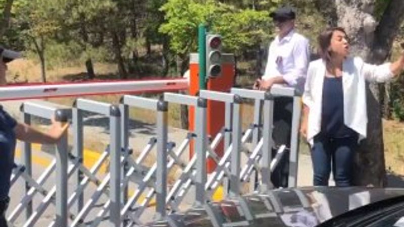 ODTÜ'de CHP'li Gamze Taşçıer polislerle tartıştı