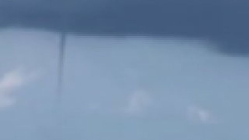 Rize’de denizde çıkan hortum panik yaşattı