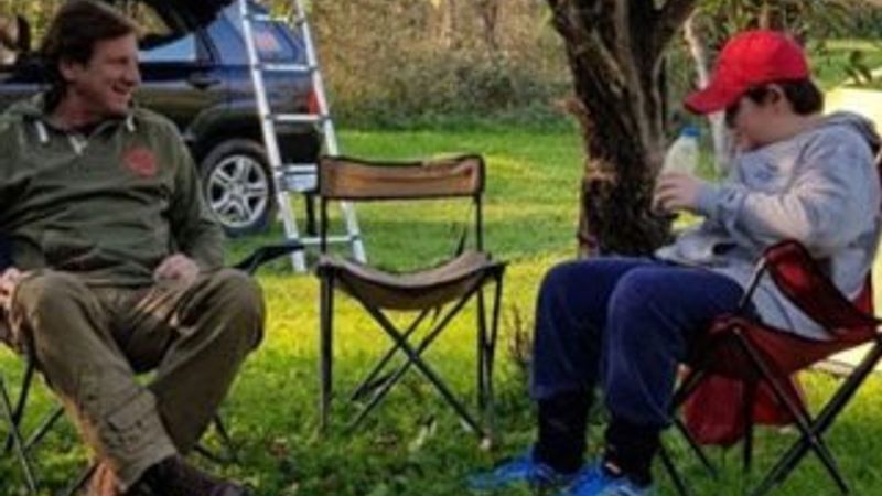 Kaya Çilingiroğlu'nun kamp keyfi