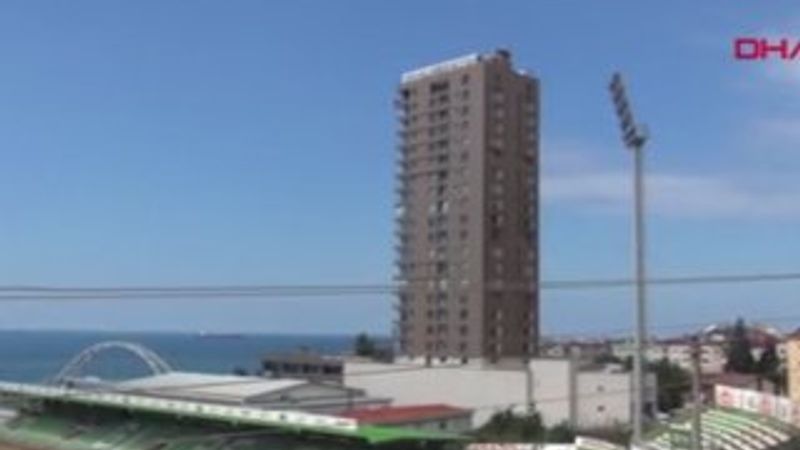 Giresun silüetini bozan 23 katlı bina