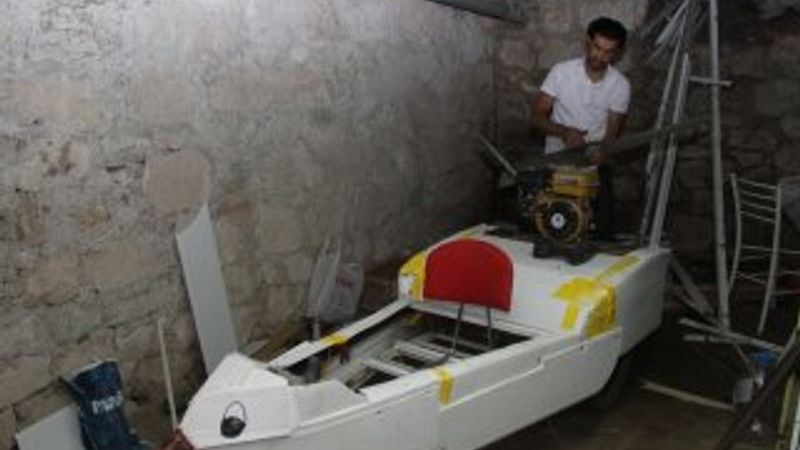 Eskişehir’de uçma hayali için mikrolayt tasarladı