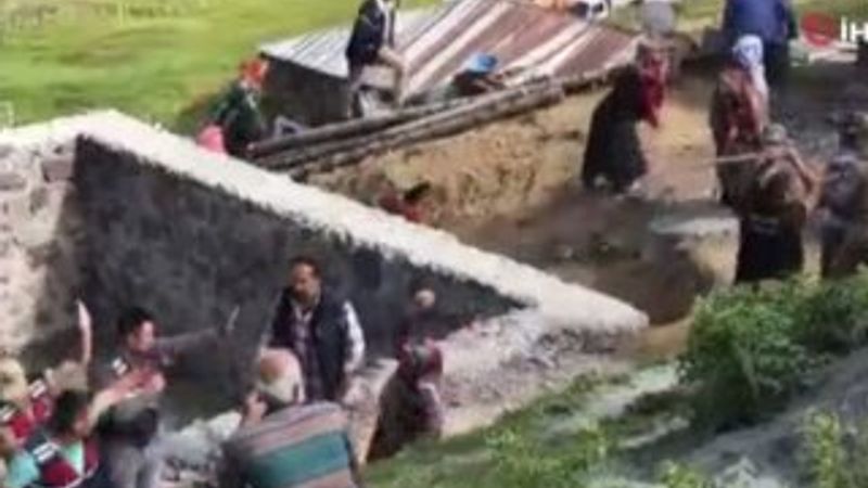 Gümüşhane'de yaylacılar askerlere saldırdı