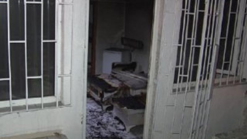 Bahçelievler'de korkutan yangın