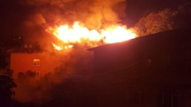 Ordu’da yıldırım bir evde yangın çıkardı