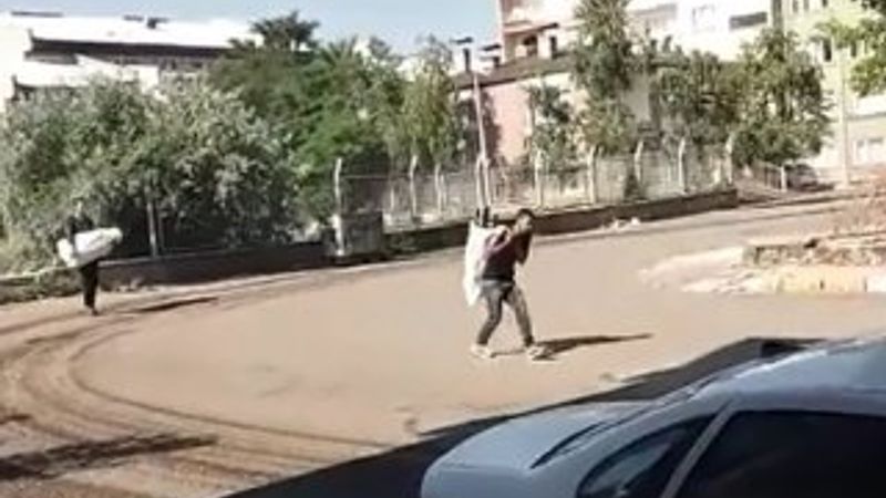 Erzurum'da hırsızlar çuvallarla eski hastaneyi yağmaladı