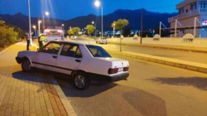 Drift yapan alkollü sürücüye: 6 bin 247 TL ceza