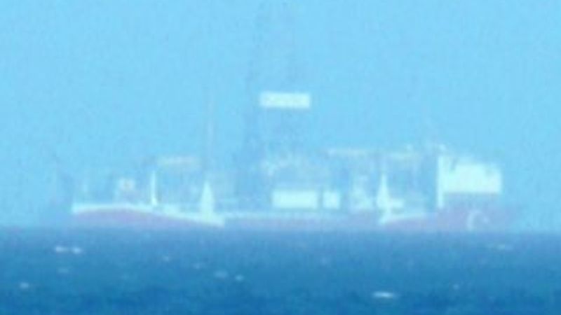 Yavuz, karadan 8 mil açıkta çalışmalarına başladı