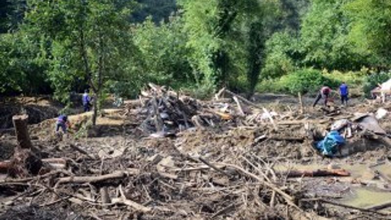 Düzce'deki selde 2 ölü 5 kayıp