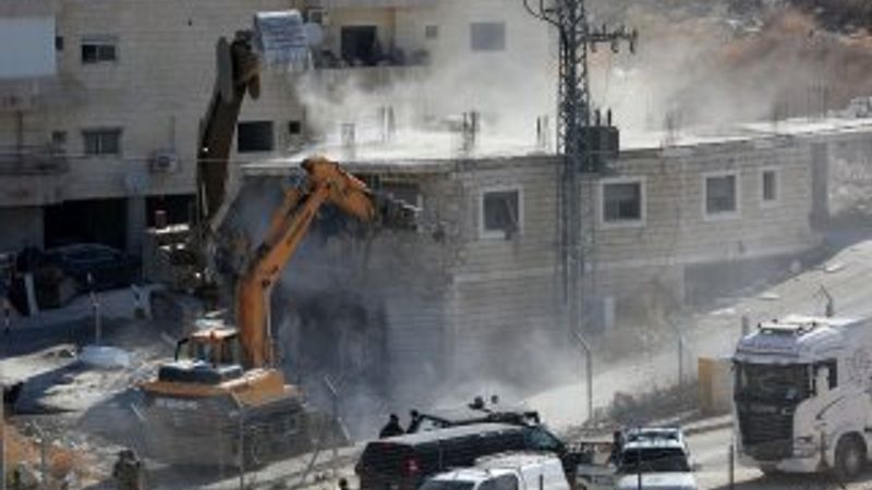 İsrail güçleri Doğu Kudüs'te yıkıma başladı