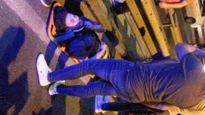 Hollanda'dan tatile gelen aile kaza yaptı