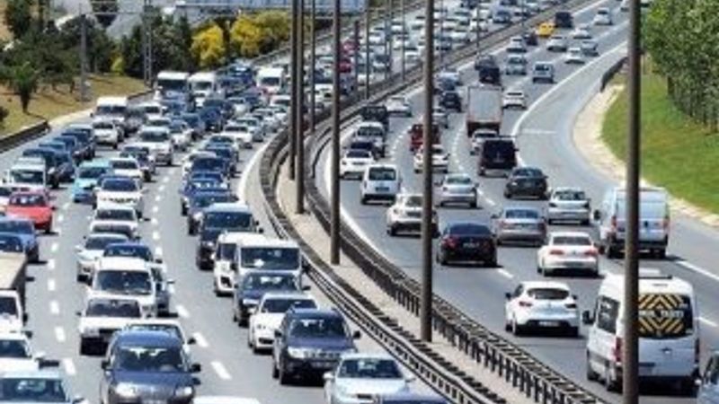 Trafikteki toplam taşıt sayısı arttı