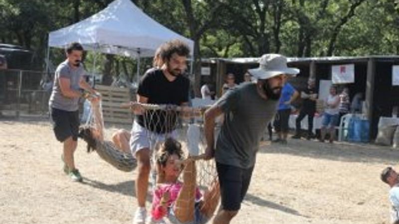 Bursa'da hamak festivali yapıldı