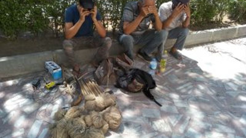 Saka kuşu yakalayanlara 81 bin 795 lira ceza