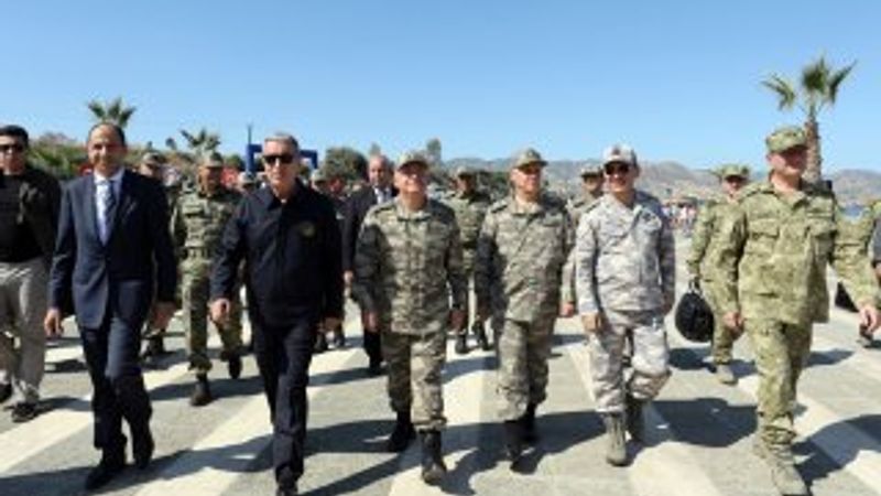 Erenköy Direnişi'nin yıl dönümünde komutanlar Kıbrıs'ta