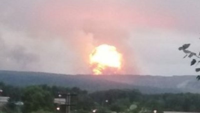 Rusya'da füze test alanında patlama