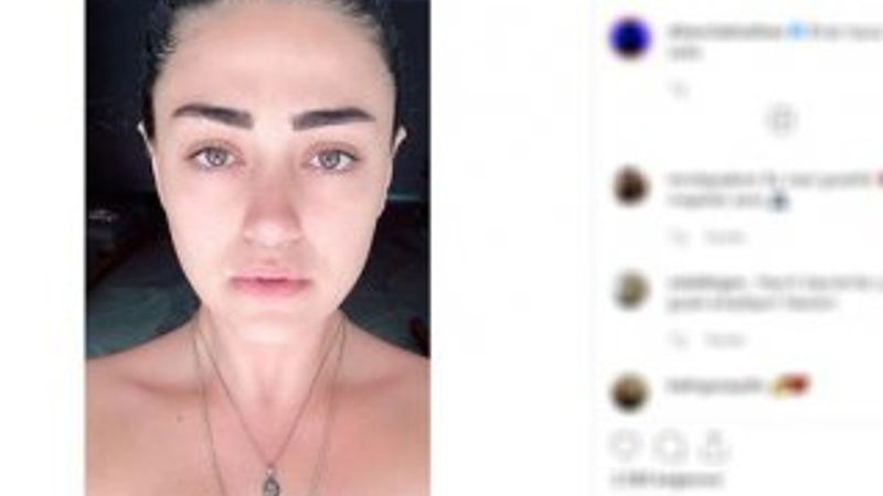 Dilan Çıtak Tatlıses saçlarını topladı