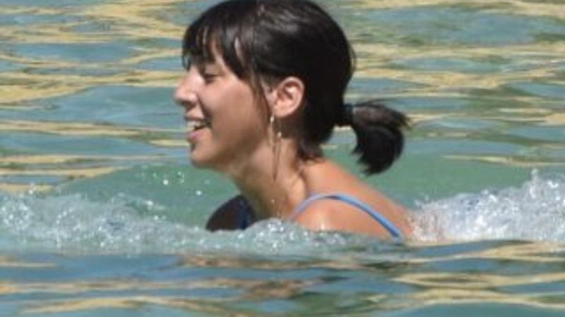 Zehra Çilingiroğlu tatilde