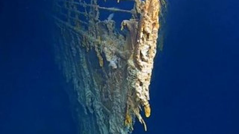 Okyanusun dibindeki Titanik'in son hali