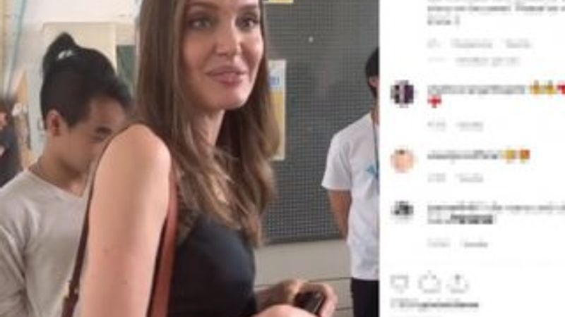 Angelina Jolie'nin duygusal anları