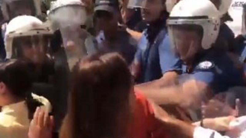 Mardin'de HDP'li gruba polis müdahalesi