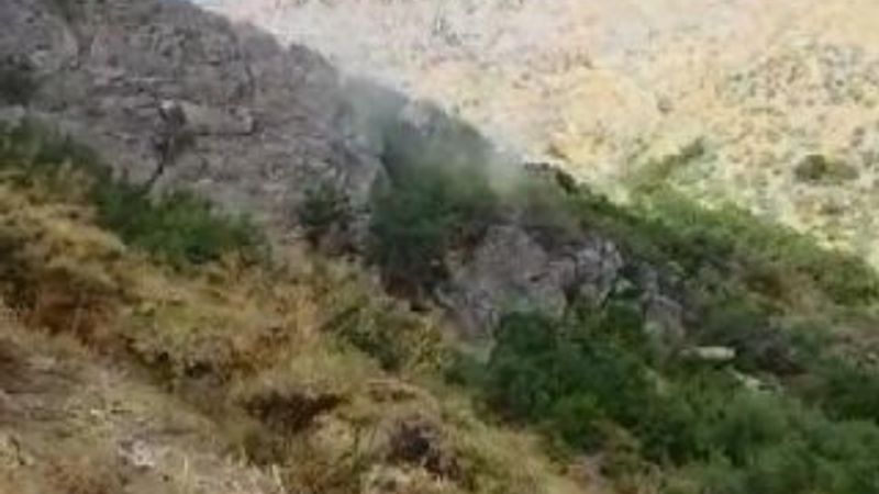 Hakkari'de 8 teröristin öldürüldüğü anların görüntüsü