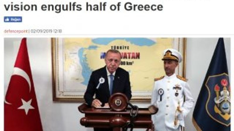 Mavi Vatan haritası Yunan medyasını rahatsız etti