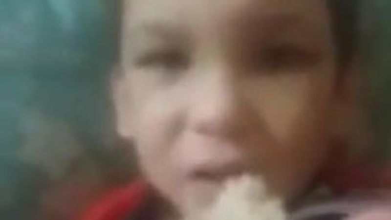 Minik Eymen'in ölmeden önceki son görüntüleri