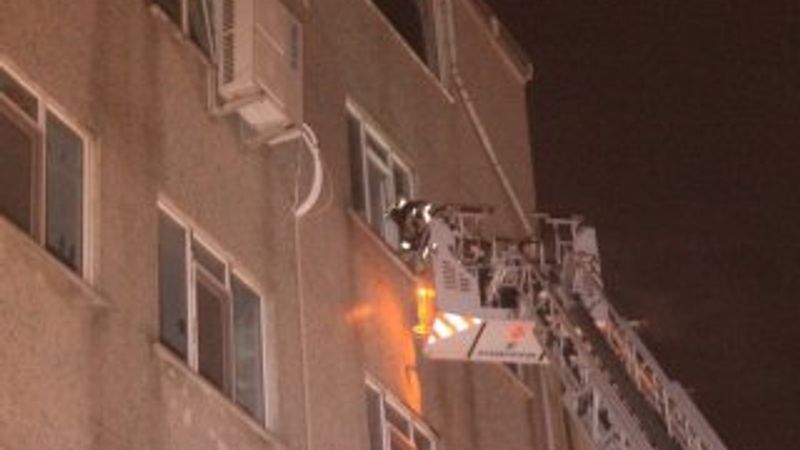 Kağıthane’de bir diş laboratuvarında korkutan yangın