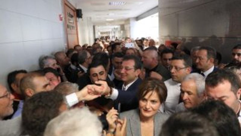 Ekrem İmamoğlu, Canan Kaftancıoğlu'na desteğe gitti